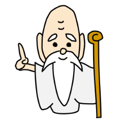 [LINEスタンプ] 仙人、つぶやきます