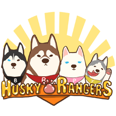 [LINEスタンプ] Husky Rangers
