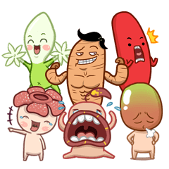 [LINEスタンプ] SouthEast Asian Plants