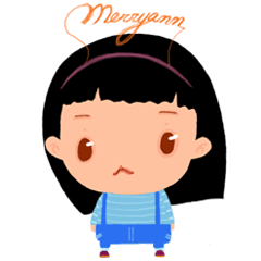 [LINEスタンプ] merryann