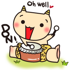 かわいい鬼の子キャラクター「おにっこ」