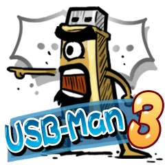[LINEスタンプ] USB-Man 3の画像（メイン）