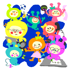 [LINEスタンプ] Space people4
