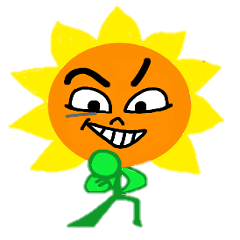 [LINEスタンプ] sun flower feel