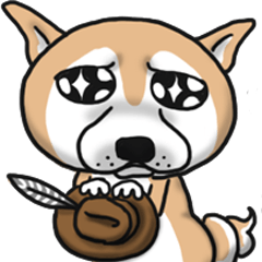 [LINEスタンプ] Shiba dog PanPan's normal life  3