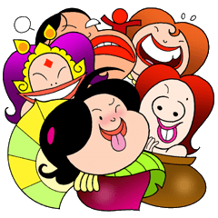 [LINEスタンプ] SPICY GANG