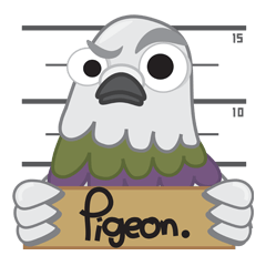 [LINEスタンプ] The Pigeon (Piraab)