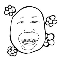 [LINEスタンプ] strange riceman