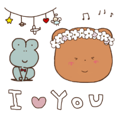 [LINEスタンプ] 主にくま。
