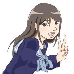 [LINEスタンプ] 女子高生すたんぷ