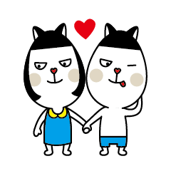 [LINEスタンプ] Kuroda ＆ Minmin