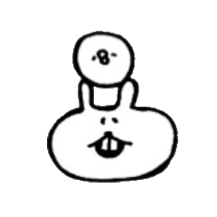 [LINEスタンプ] ウサピとピヨタ
