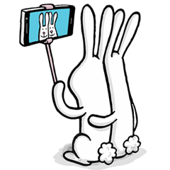 [LINEスタンプ] ウサギのローリーちゃん