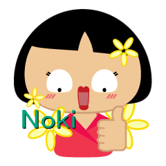 [LINEスタンプ] Ms. Noki