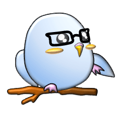 [LINEスタンプ] ぷっくりインコ