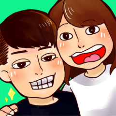 [LINEスタンプ] Louis＆Michelle