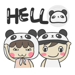 [LINEスタンプ] Missy Pandy and her Honey Panda