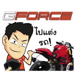 [LINEスタンプ] G-FORCE moto let's ride