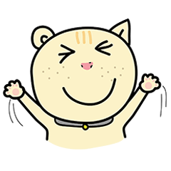 [LINEスタンプ] Cream's happy life