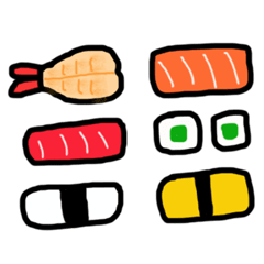 [LINEスタンプ] お寿司さんだよ