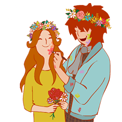 [LINEスタンプ] DON'T WORRY BE HIPPIE