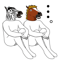 [LINEスタンプ] 馬たちの画像（メイン）