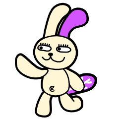 [LINEスタンプ] それゆけ AALウサギ '98