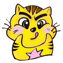 [LINEスタンプ] StarCat(Hand-painted)