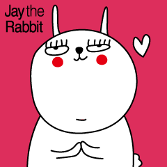 [LINEスタンプ] ジェイラビ Jay the Rabbit