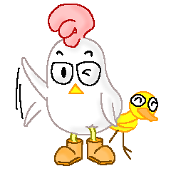 [LINEスタンプ] ChiKin - Cute and funny white chicken