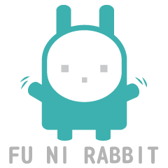 [LINEスタンプ] FU NI RABBIT