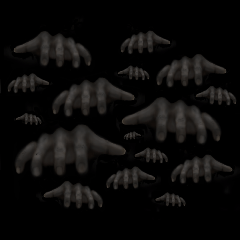 [LINEスタンプ] 暗闇の手