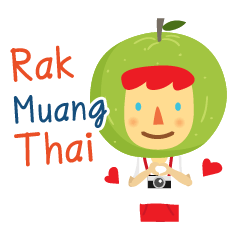 [LINEスタンプ] Enjoy with Thai fruits