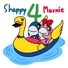 [LINEスタンプ] Shappy ＆ Marnie 4