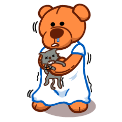 [LINEスタンプ] Baby Bear (ENG)