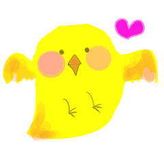 [LINEスタンプ] 黄色い鳥のヒヨコ