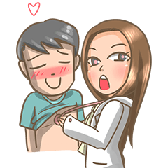 [LINEスタンプ] Cute Doctor