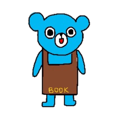 [LINEスタンプ] books bear