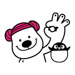 [LINEスタンプ] フランキークマとトッドペンギン