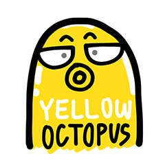 [LINEスタンプ] Yellow Octopus