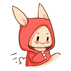 [LINEスタンプ] パーカーウサちゃん