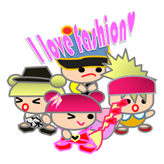 [LINEスタンプ] Daily life's sticker of a fashionableの画像（メイン）