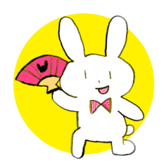 [LINEスタンプ] 落ち着いてるうさぎ、ばにーくん