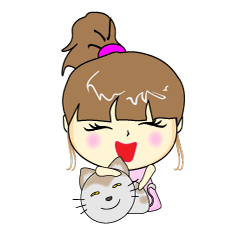 [LINEスタンプ] Han lovely sister