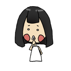 [LINEスタンプ] Blush with his sister flowers1