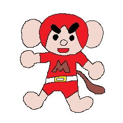 [LINEスタンプ] モンキーマン☆
