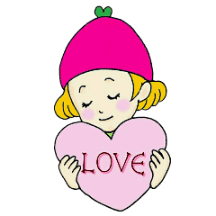[LINEスタンプ] 恋する苺ちゃん