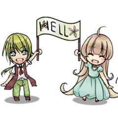 [LINEスタンプ] Flowers teenager