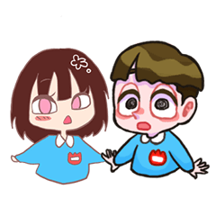 [LINEスタンプ] たいちくんとももちゃん