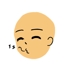 [LINEスタンプ] Just A Face